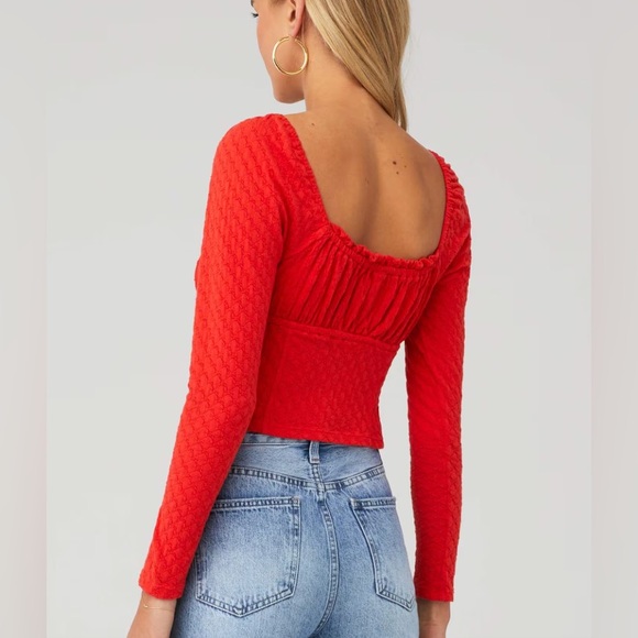 Free People Ladybug Long Sleeve Top (XS) - Picture 2 of 5